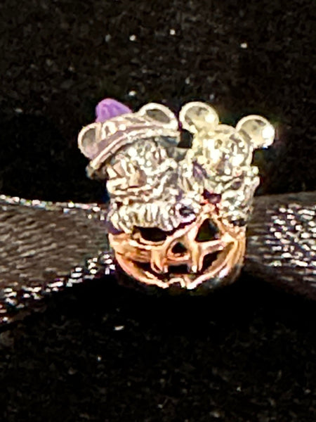 Disney Pandora Mickey Minnie Mouse Pumpkin Charm Halloween 2023 NOT Park Exclusive