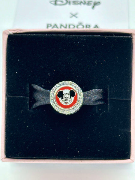 Disney Parks Pandora Mickey Mouse Club Button Charm Mouseketeer WDW DL NIB