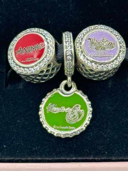 Disney Parks Pandora Muppets 3 charm set Animal, Kermit, Miss Piggy Exclusive