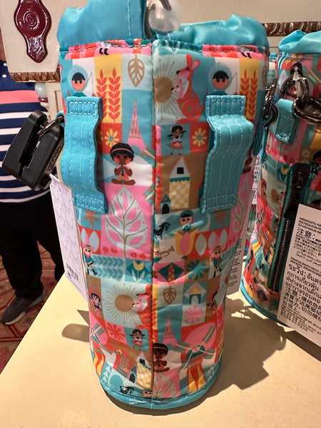 Disney Parks X LUG It's a Small World Crossbody Bottle Bag Huggie SE 2024