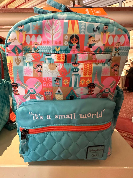 Disney Parks Lug It's a Small World Volley Mini Backpack NWT 2024