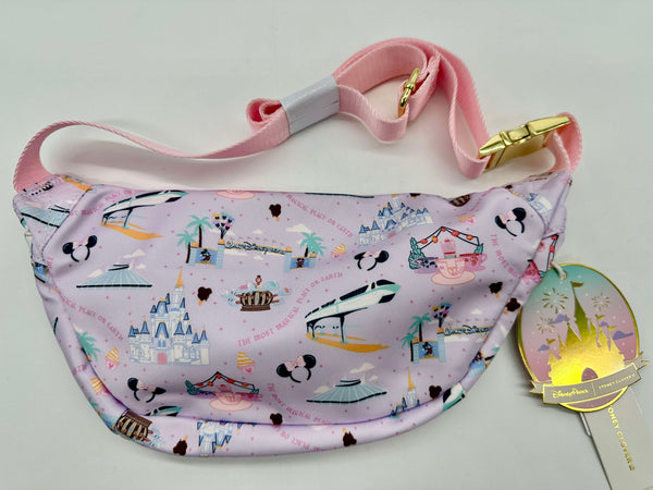 Disney Parks Stoney Clover Lane WDW Pink Classic Fanny Pack Belt Bag 2024