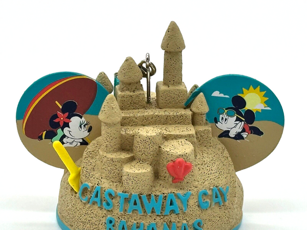 Disney Cruise Line Castaway Cay Ears Hat Ornament Bahamas Exclusive DCL NWT