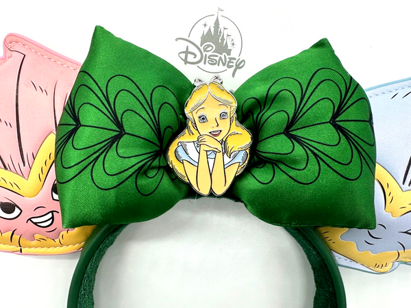 Disney Parks Epcot UK Ashley Eckstein Alice In Wonderland Mouse Ears Headband