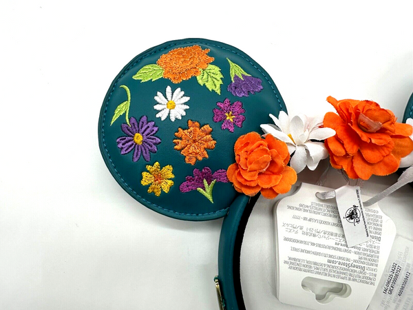 Disney Parks EPCOT Mexico Pavilion Loungefly Minnie Ears Floral Headband 2024