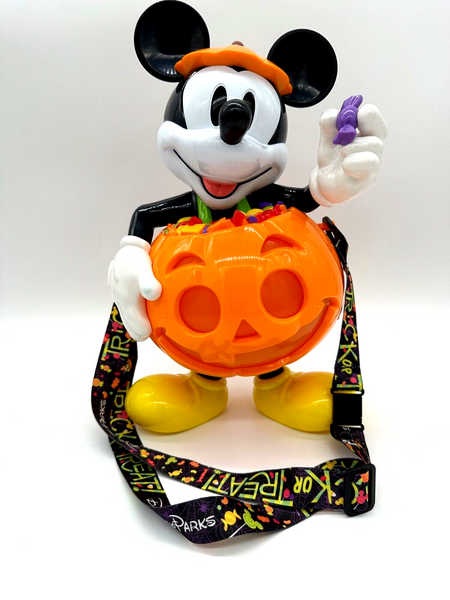 Disney Parks Mickey Mouse Halloween Pumpkin Popcorn Bucket Jack O Lantern WDW