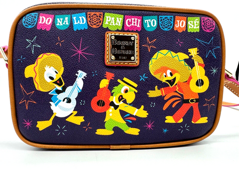 Disney Dooney & and Bourke The Three Caballeros Crossbody Camera Bag NWT