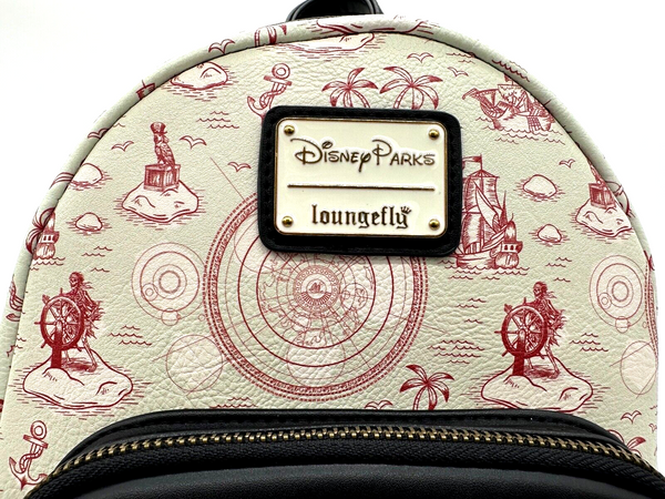 Disney Parks Pirates Of The Caribbean Skull Loungefly Mini Backpack GITD NWT