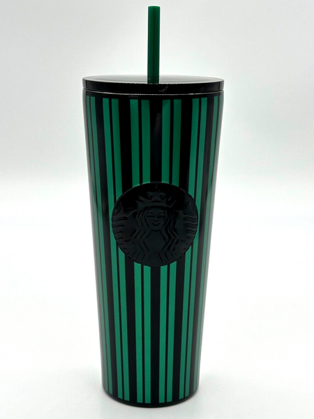 Disney Parks Starbucks Haunted Mansion Tumbler and Straw Stainless Steel Venti