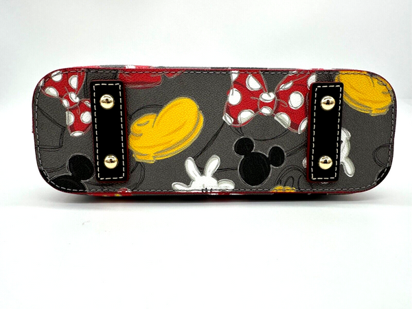 Disney Dooney & and Bourke Best Of Mickey Mania Body Parts Crossbody Purse NWT A