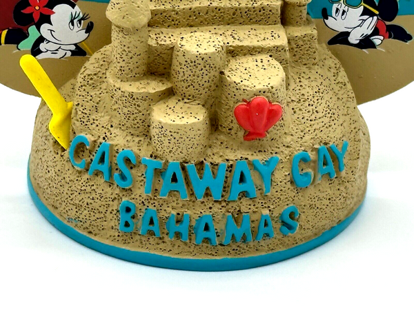 Disney Cruise Line Castaway Cay Ears Hat Ornament Bahamas Exclusive DCL NWT