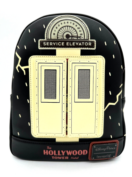 Disney Parks Tower of Terror Stitch Donald Mickey Loungefly Backpack NWT 2024