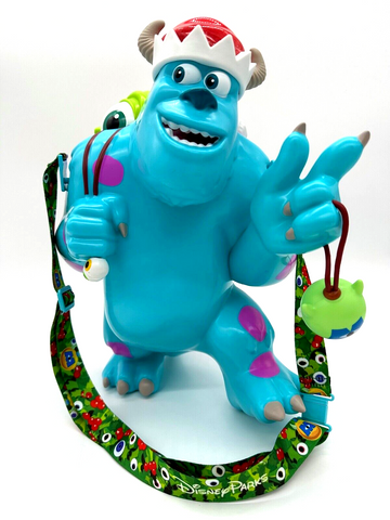 Disney Parks Christmas Monsters Inc Santa Sulley Mike Popcorn Bucket 2024 New