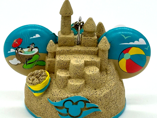 Disney Cruise Line Castaway Cay Ears Hat Ornament Bahamas Exclusive DCL NWT