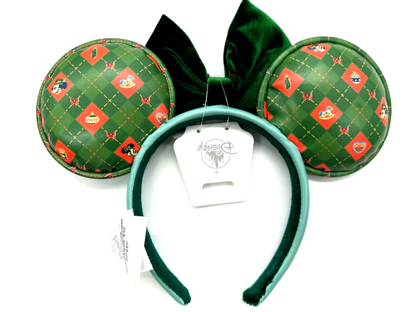 Disney EPCOT Germany Frohe Weihnachten Minnie Mouse Ears Headband Christmas NWT