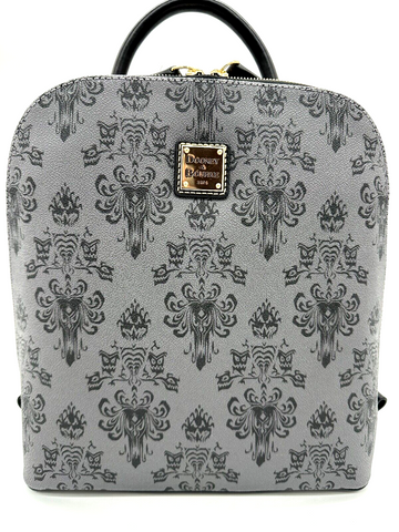 Disney Dooney & and Bourke Haunted Mansion Wallpaper Backpack Purse NWT 2024