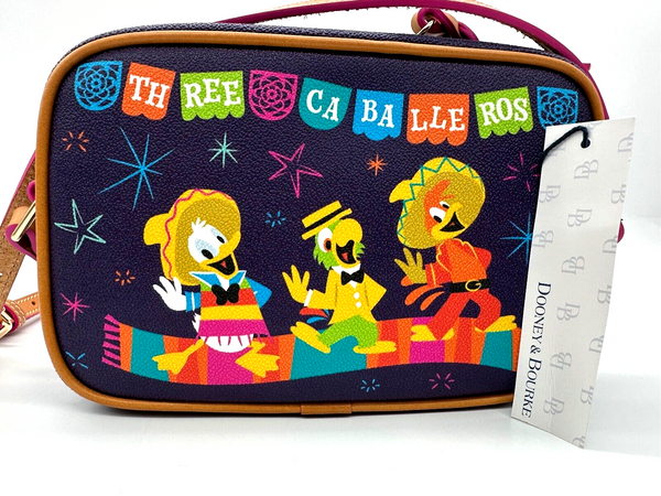 Disney Dooney & and Bourke The Three Caballeros Crossbody Camera Bag NWT