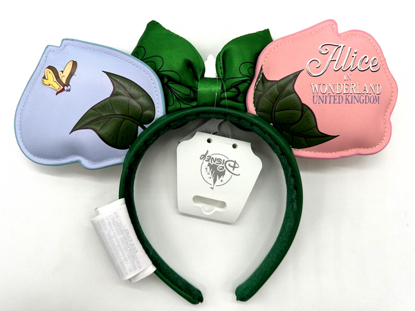 Disney Parks Epcot UK Ashley Eckstein Alice In Wonderland Mouse Ears Headband