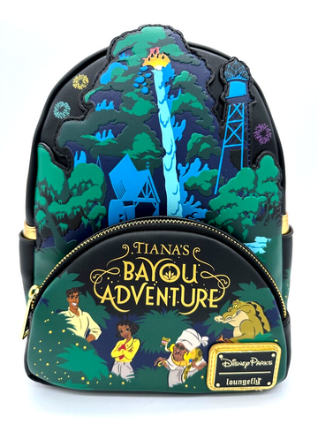 Disney Parks Tiana Bayou's Adventure Loungefly Mini Backpack Fireworks NWT 2024