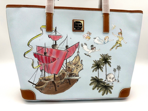 Disney Dooney and & Bourke Peter Pan Tote Bag Purse Lost Boys 2023 NWT