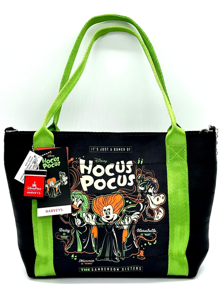 Disney Parks Harveys Hocus Pocus Poster Tote Minnie Mouse Daisy Seatbelt Bag NWT