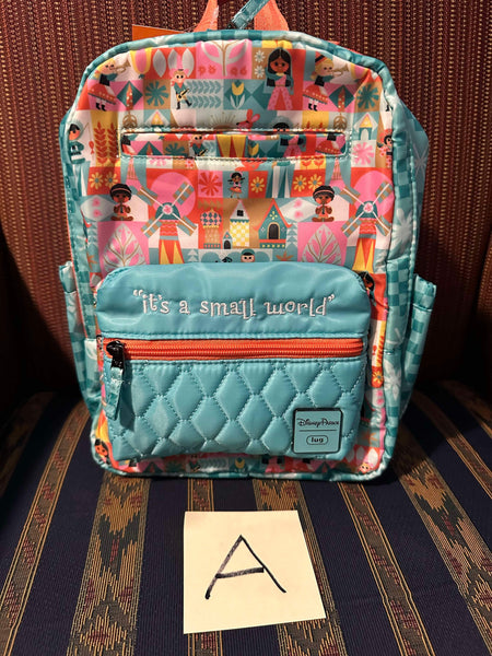 Disney Parks Lug It's a Small World Volley Mini Backpack NWT 2024