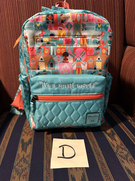 Disney Parks Lug It's a Small World Volley Mini Backpack NWT 2024