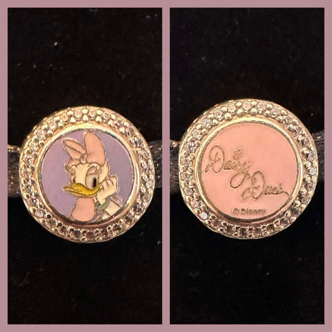 Disney Parks Pandora Daisy Duck Button Charm Exclusive 2024