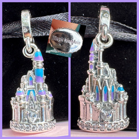 Disney Parks Pandora Magic Kingdom Cinderella Castle Dangle Charm 2024