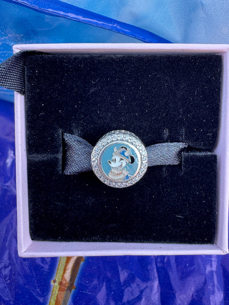 Disney Parks Pandora EPCOT Norway World Showcase Mickey Mouse Button Charm Park Exclusive