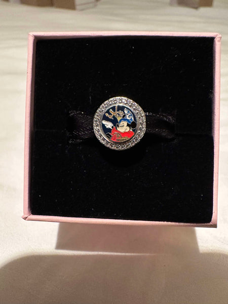 Disney Cruise Line Dream Pandora Button Charm Sorcerer MIckey 2025 Exclusive DCL Ship