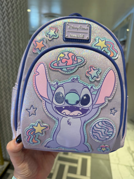 Disney Parks Stitch Hello Universe Loungefly Mini Backpack 2025