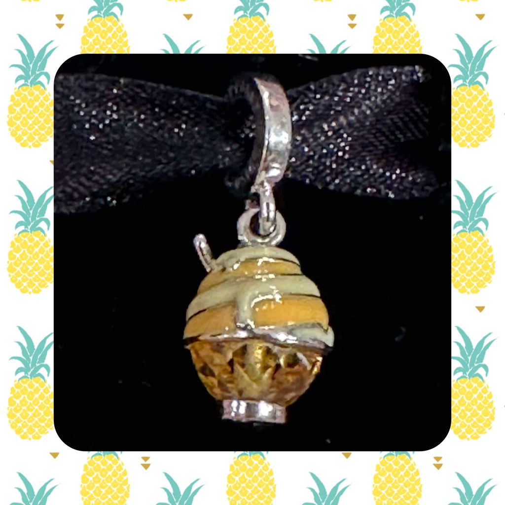 Disney Parks Pandora Pineapple Swirl Dole Whip Dangle Charm 2024 Exclusive