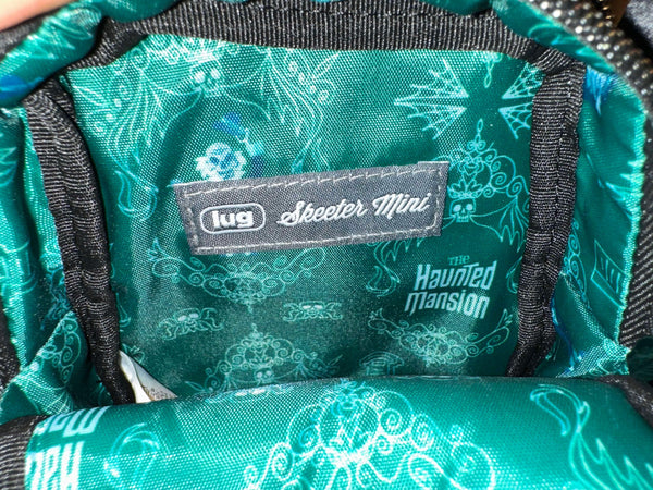 Disney Parks Lug Haunted Mansion Skeeter Mini Crossbody Bag 2024