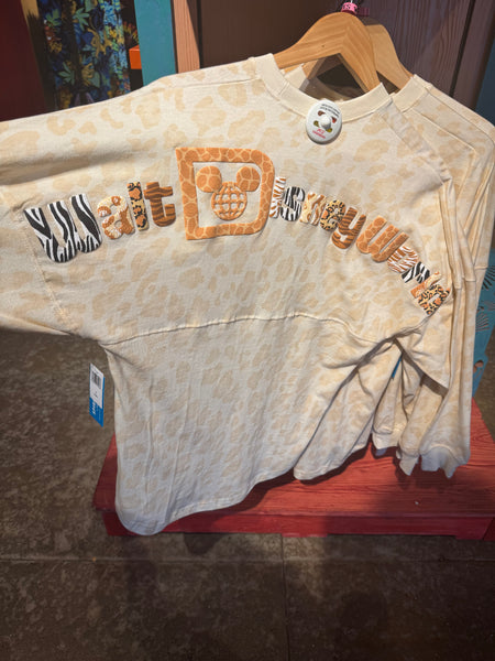 Disney Parks Animal Kingdom Lightweight Spirit Jersey 2024 NWT Walt Disney World ADULT