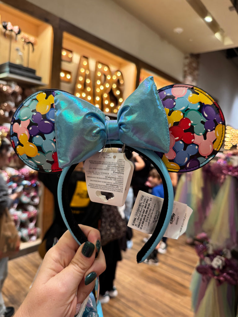 Disney Parks Mickey Balloons Minnie Mouse Ears Headband 2025