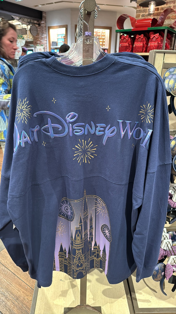 Disney Parks Cinderella Castle Spirit Jersey 2025 Fireworks Walt Disne