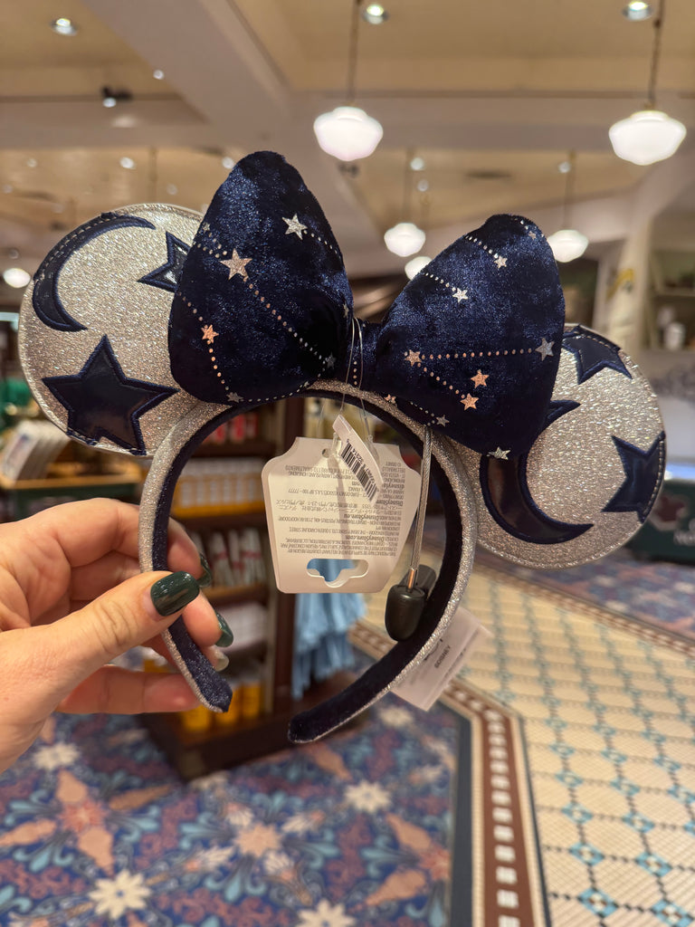 Disney Parks Sorcerer Mickey Moon Stars Minnie Ears Headband