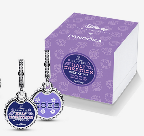 Disney Parks RunDisney Princess Half Marathon 2025 Dangle Charm