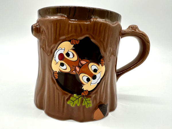 Disney Parks Fort Wilderness Chip and Dale Coffee Mug Acorn 2023 WDW Campground