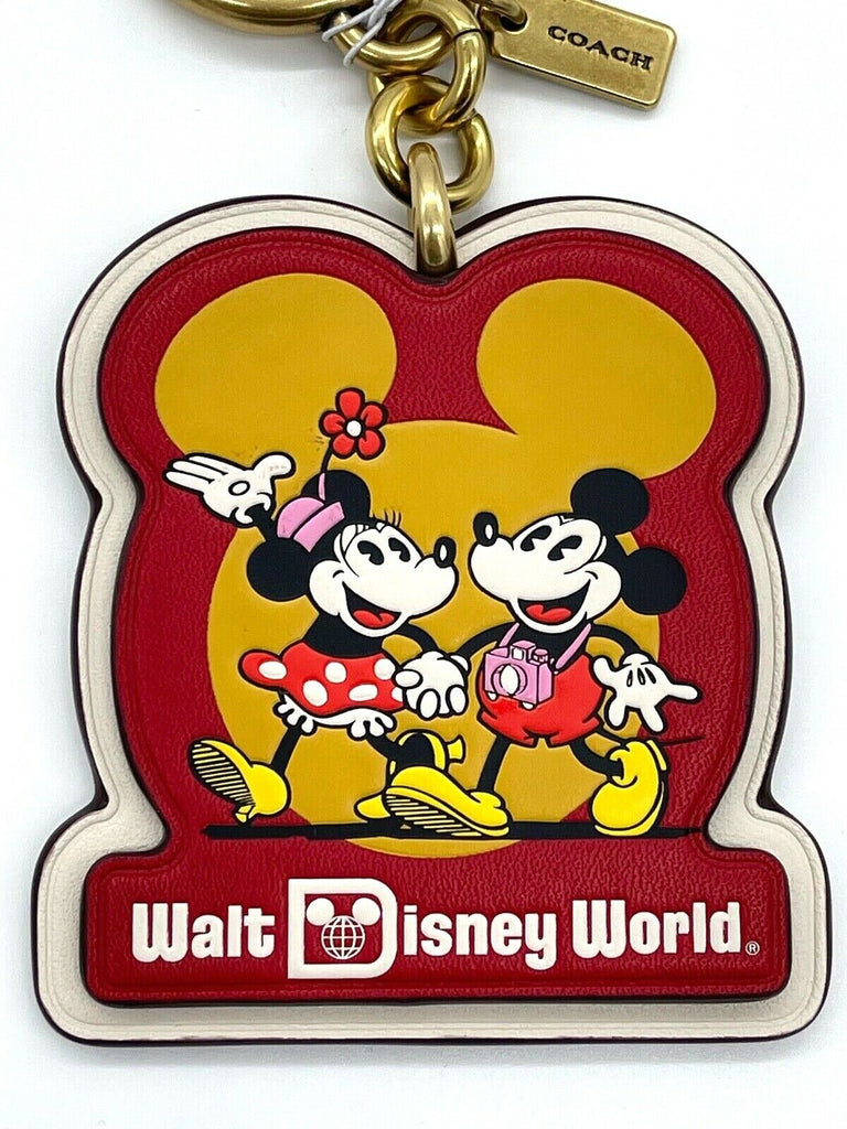 Disney Parks Minnie Mouse Heart Keychain