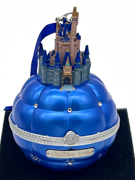 Disney Parks Engagement Ring Box Holder Ornament Cinderella Castle WDW NIB