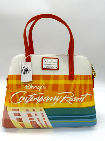 Disney Parks Loungefly Contemporary Resort Incredibles Satchel Bag Purse NWT