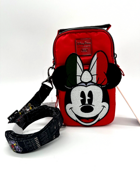 Disney Parks Lug Epcot Italy Minnie Mouse Skeeter Mini Convertable Crossbody Bag