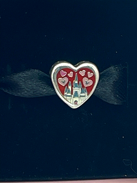 Disney Parks Pandora Mickey Mouse Minnie Castle Heart Charm Valentines 2023 NIB