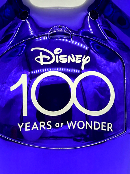 Disney Parks 100 Years Of Wonder Mickey Mouse Purple Balloon Popcorn Bucket NWT