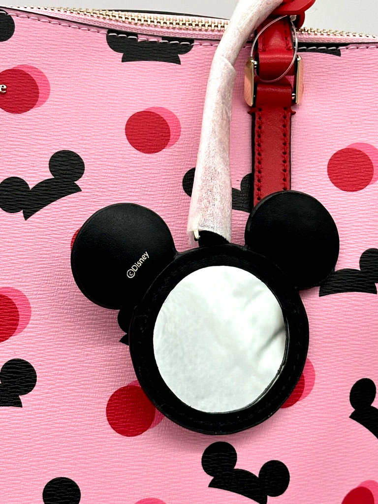 Disney Parks Kate Spade Mickey Mouse Ear Hat Pink Tote Polka Dot