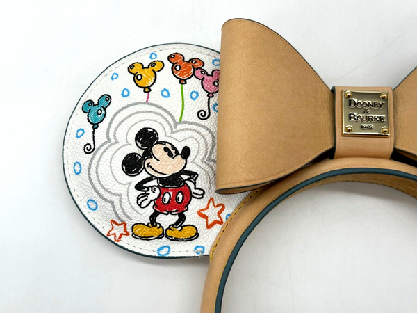 Disney Dooney & and Bourke Sketch Mickey Minnie Mouse Ears Headband NWT 2024