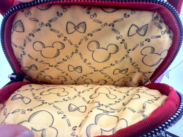 Disney Parks Lug Epcot Italy Minnie Mouse Skeeter Mini Convertable Crossbody Bag