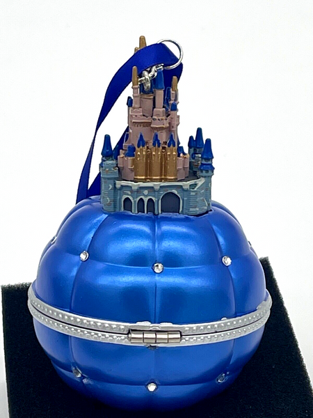 Disney Parks Engagement Ring Box Holder Ornament Cinderella Castle WDW NIB